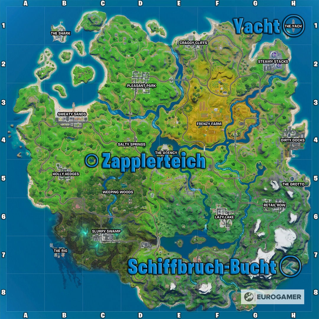 Wo Ist Die Schiffbruch Bucht In Fortnite