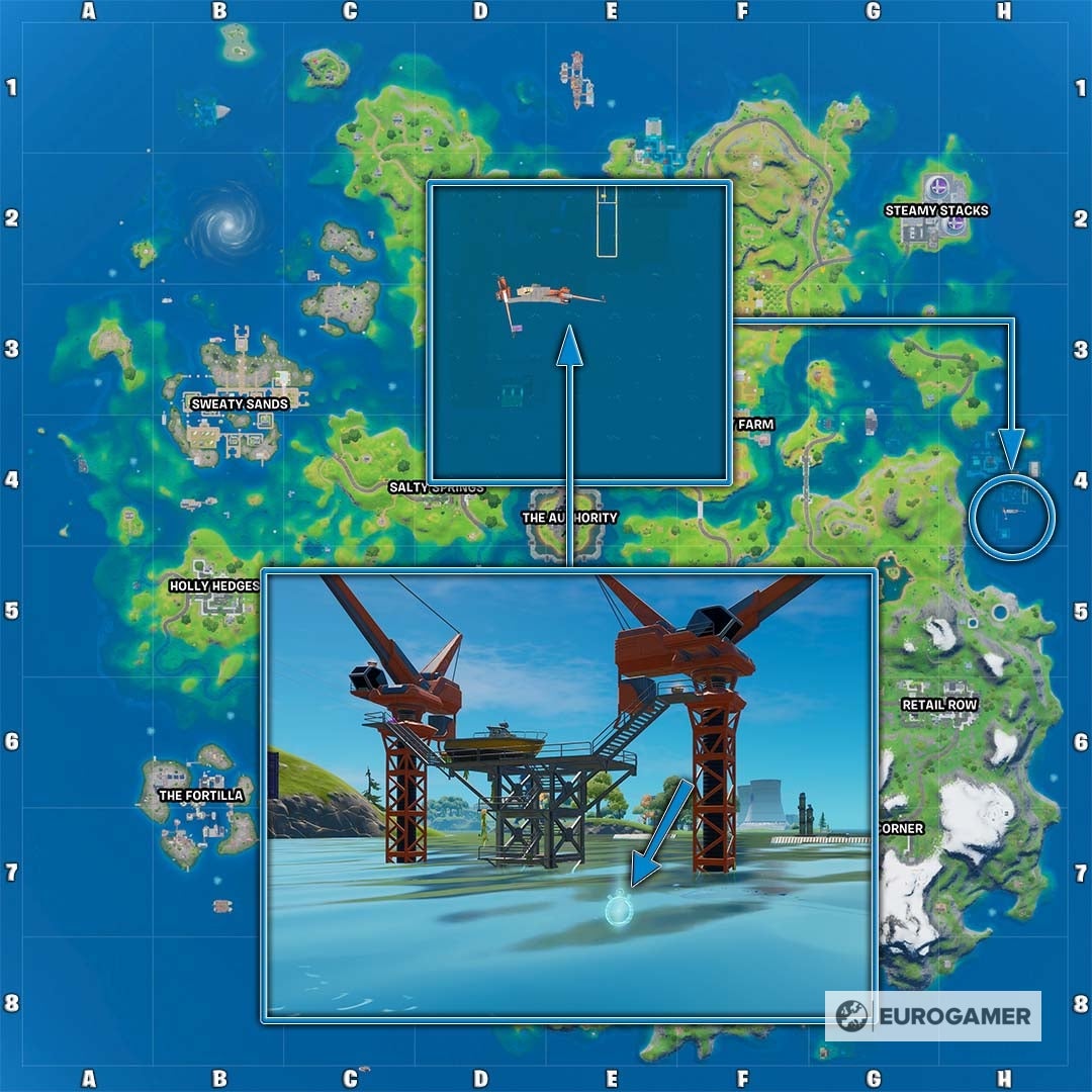 Fortnite Season 3 Rennen bei Dirty Docks absolvieren So geht's