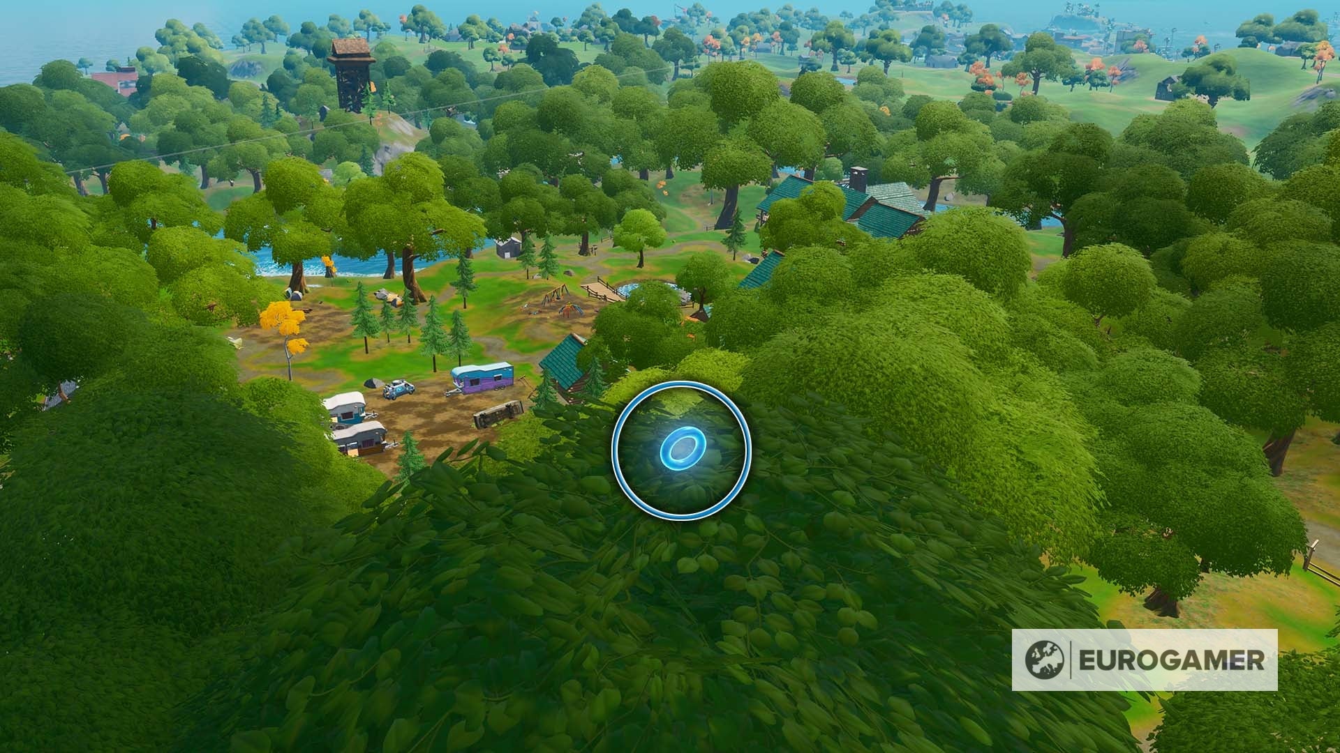 Fortnite Season 3 Ringe bei Weeping Woods finden Fundorte auf der Map Eurogamer.de