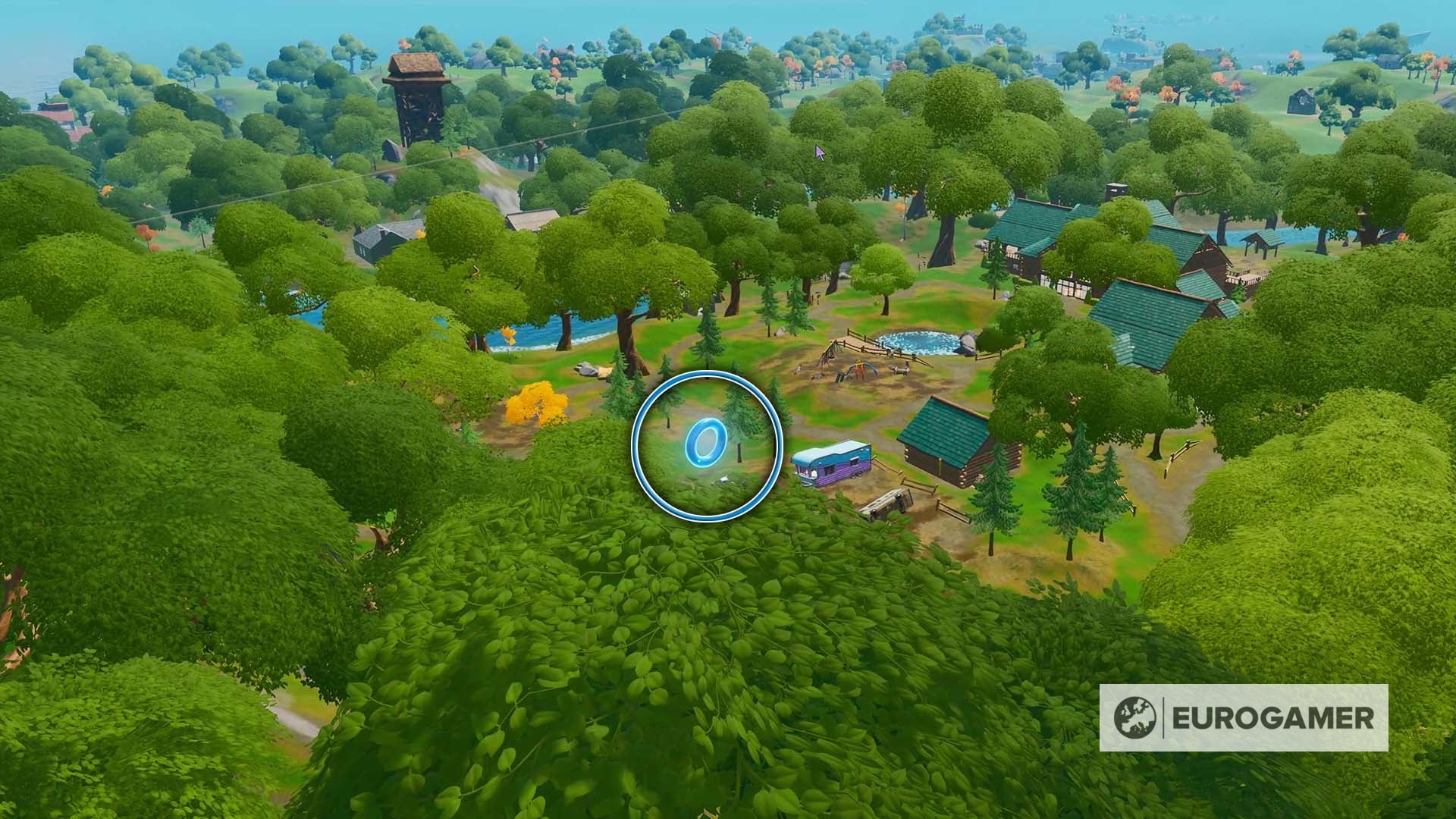 Fortnite Season 3 Ringe bei Weeping Woods finden Fundorte auf der Map Eurogamer.de