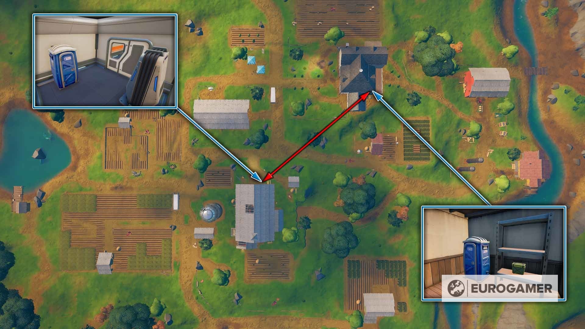 Fortnite Season 7: Von Baustellenklo zum anderen bewegen - so geht's ...
