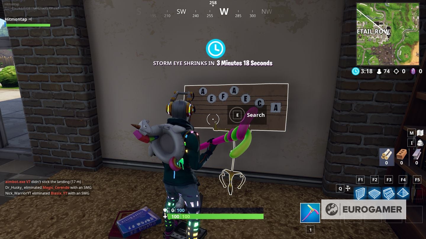 Fortnite Sheet Music en Piano locaties Waar in Pleasant Park en