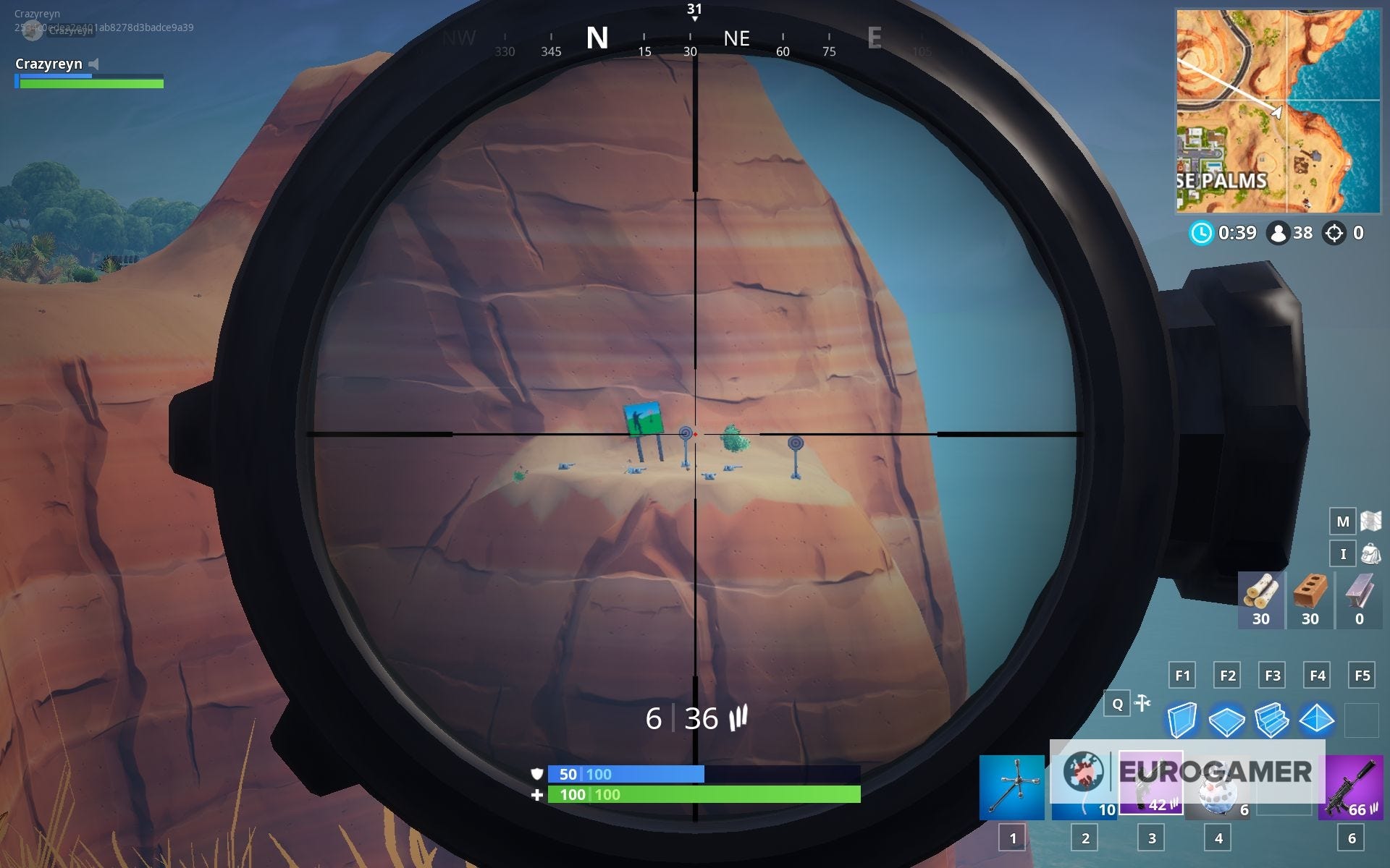 Fortnite Shooting Gallery locations Where to shoot targets east of