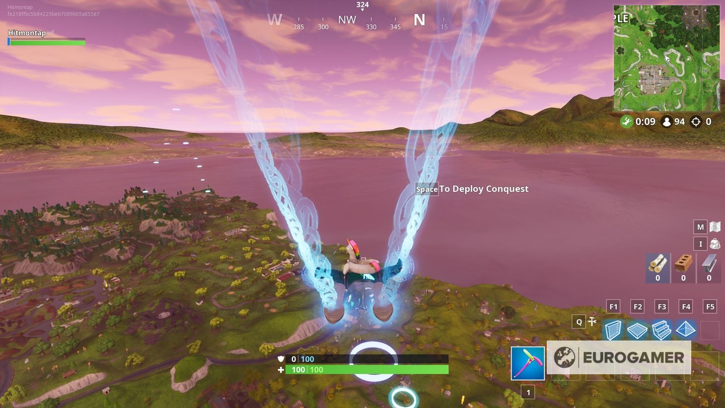Fortnite Skydive through floating rings explained