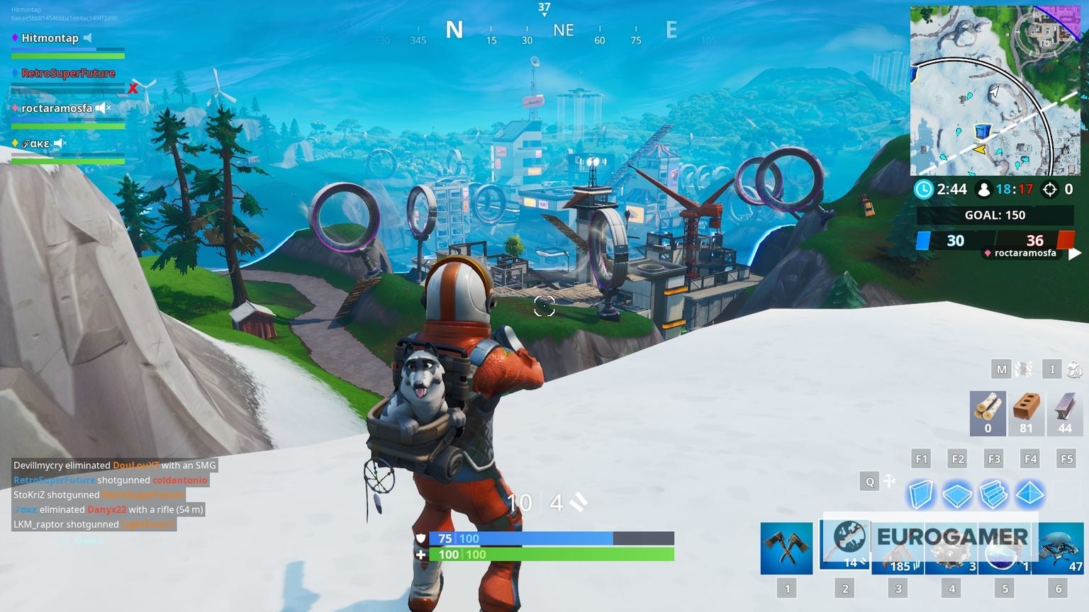 Fortnite Slipstreams how to ride the Slipstream around Neo Tilted and