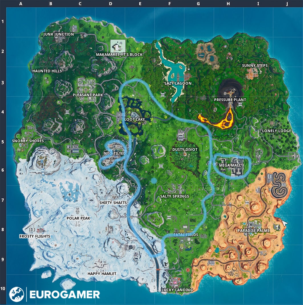 Fortnite Slipstreams how to ride the Slipstream around Neo Tilted and