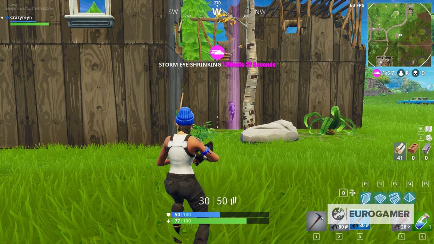 Fortnite Visit the center of different Storm Circles in a single