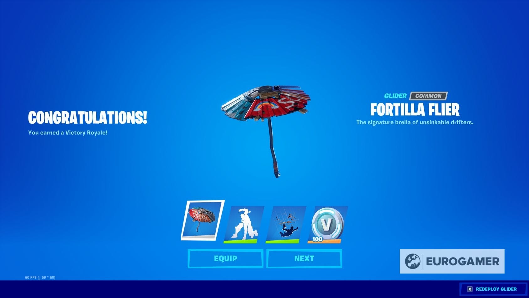 Fortnite new Victory Umbrella, the latest Victory Umbrella in this
