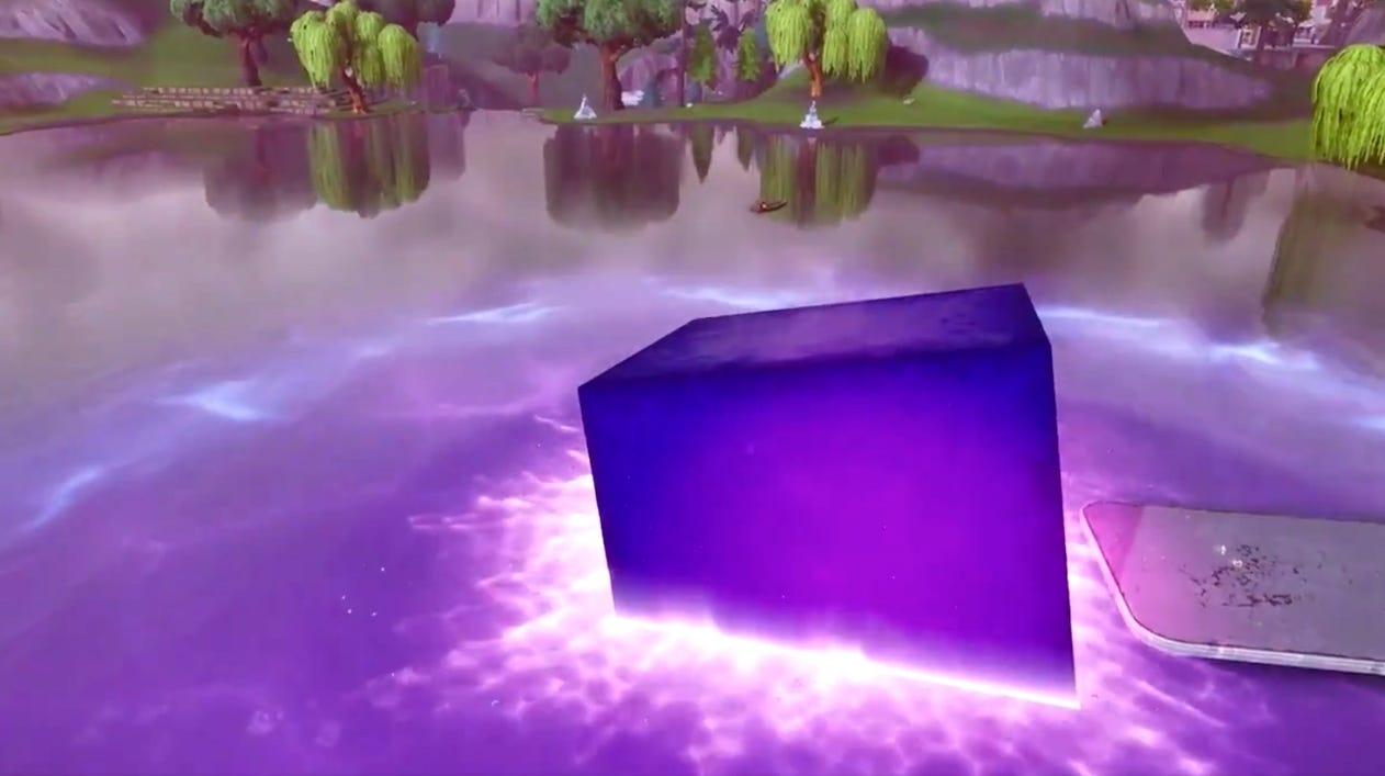 Fortnite's mysterious rift-cube has finally completed its weeks-long ...