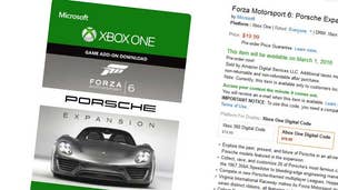 Forza 6 Porsche Expansion dated, priced in Amazon slip up