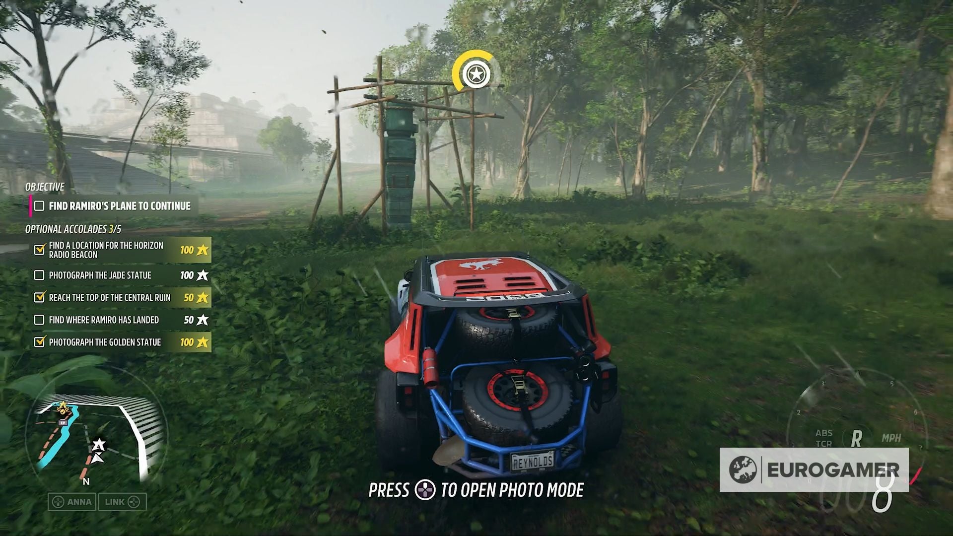 Forza Horizon 5 Tulum objectives radio beacon, jade and golden statue and find where Ramiro has