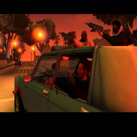 Night Driving Around Los Santos  GTA: San Andreas - Definitive Edition 