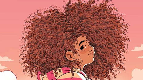 Cropped cover of Frizzy graphic novel