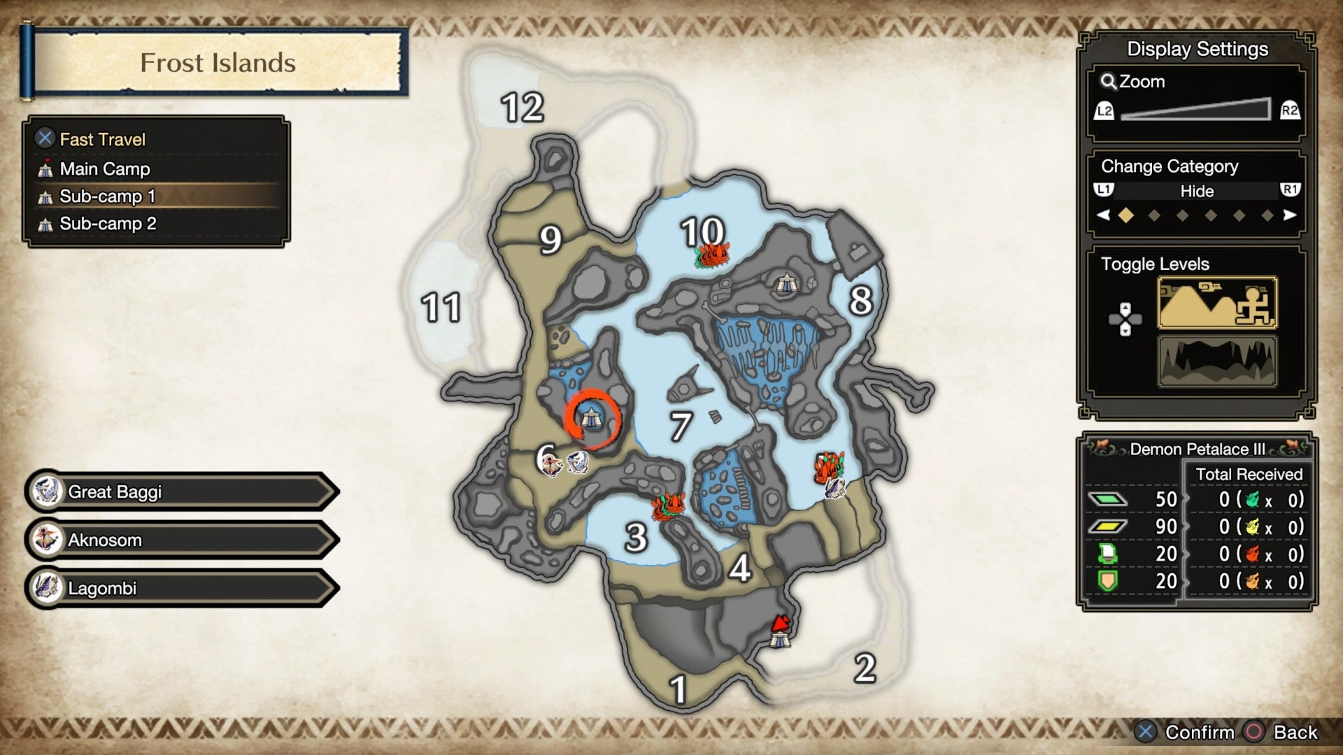 Monster Hunter Rise Sunbreak subcamp locations Rock Paper Shotgun