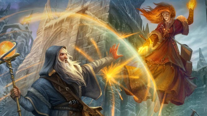 Frostgrave miniatures game rulebook official artwork