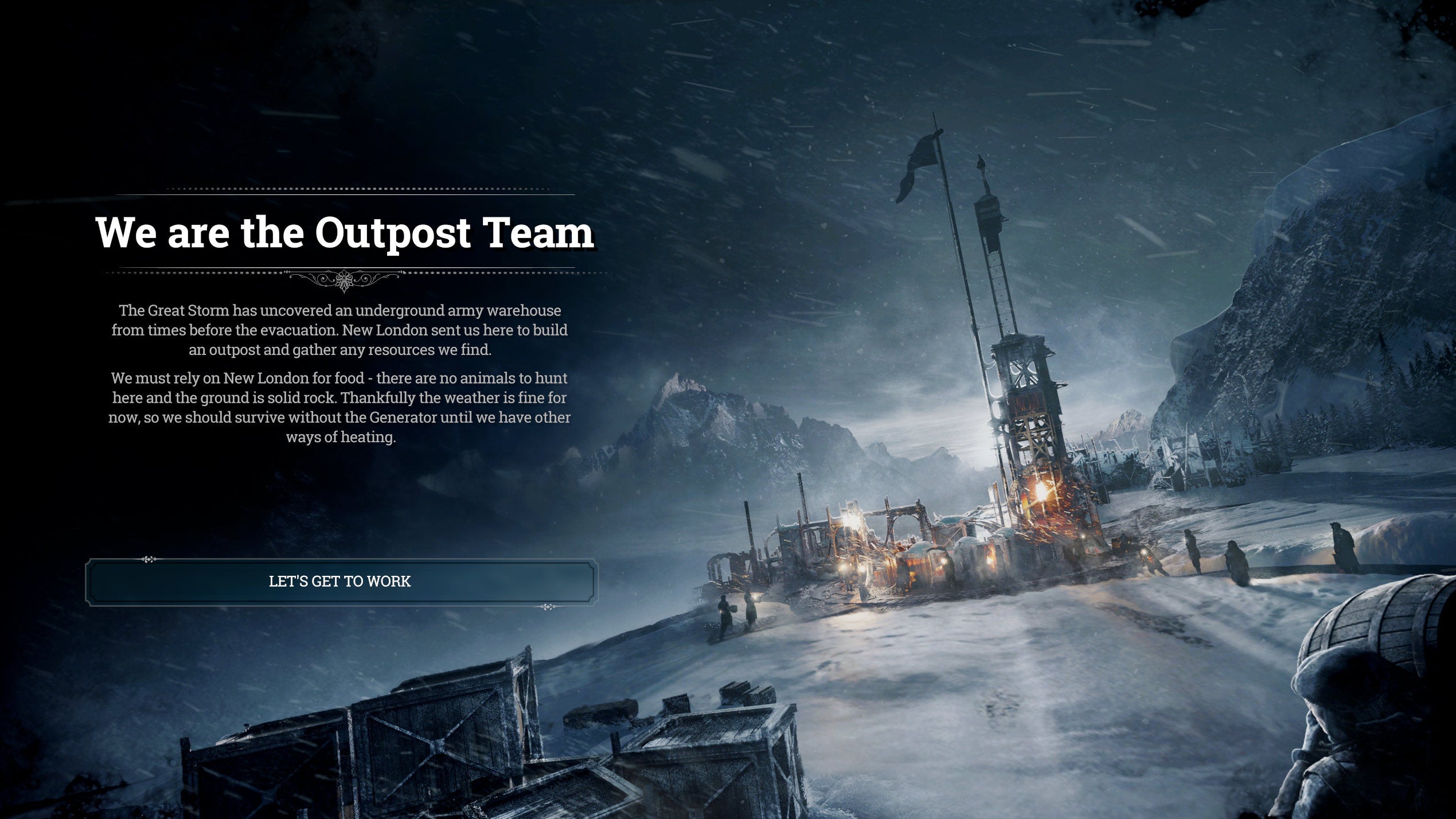 Image for Frostpunk's final DLC, On The Edge, picks a frozen fight with London