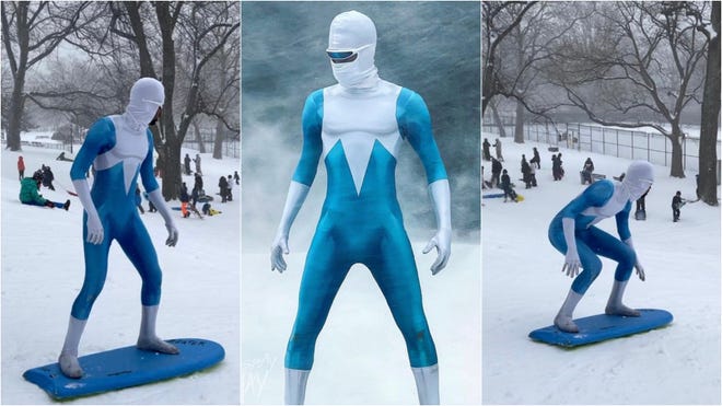 Frozone From The Incredibles Cosplay