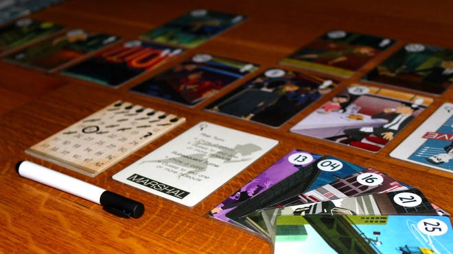 fugitive board game in progress