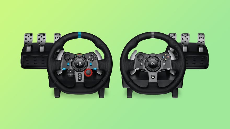logitech g29 and g920 racing wheels and pedals