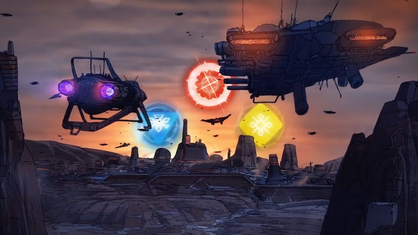 Art from the crowdfunding trailer for board game Galactic Renaissance.