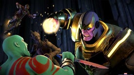 Telltale’s Guardians of the Galaxy biffing baddies in April
