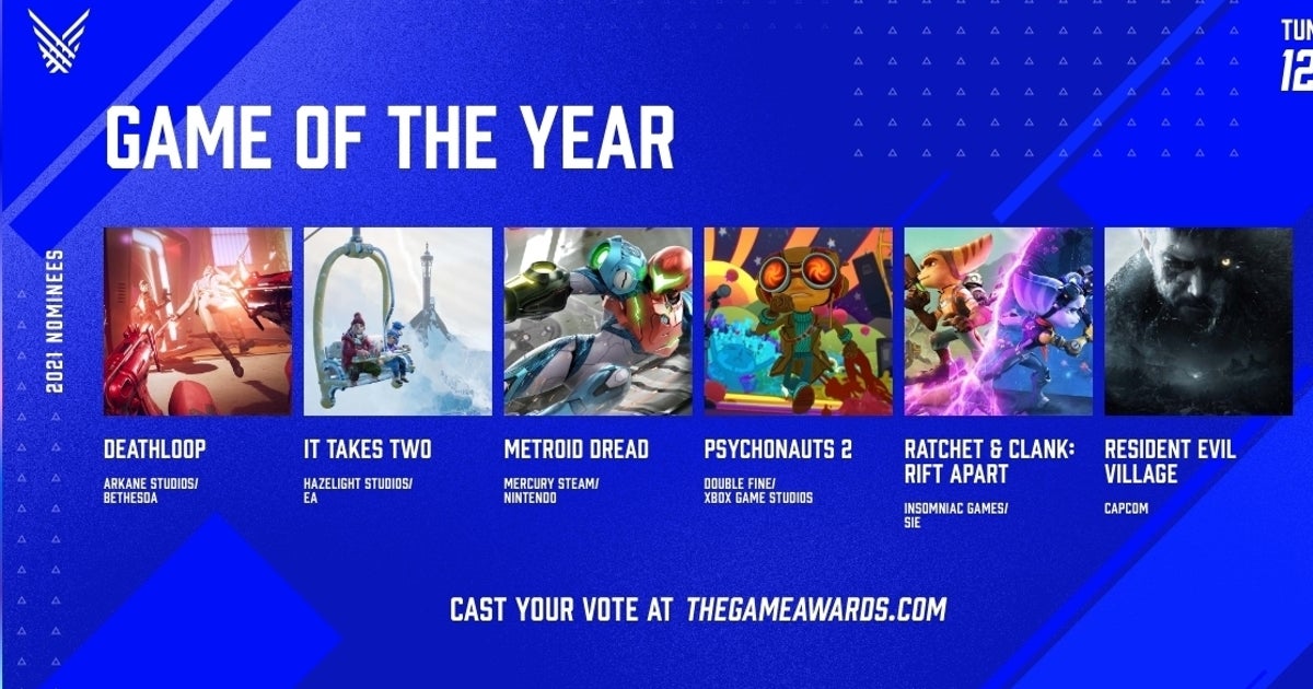 Aqui estão os nomeados para GOTY 2021 nos Game Awards