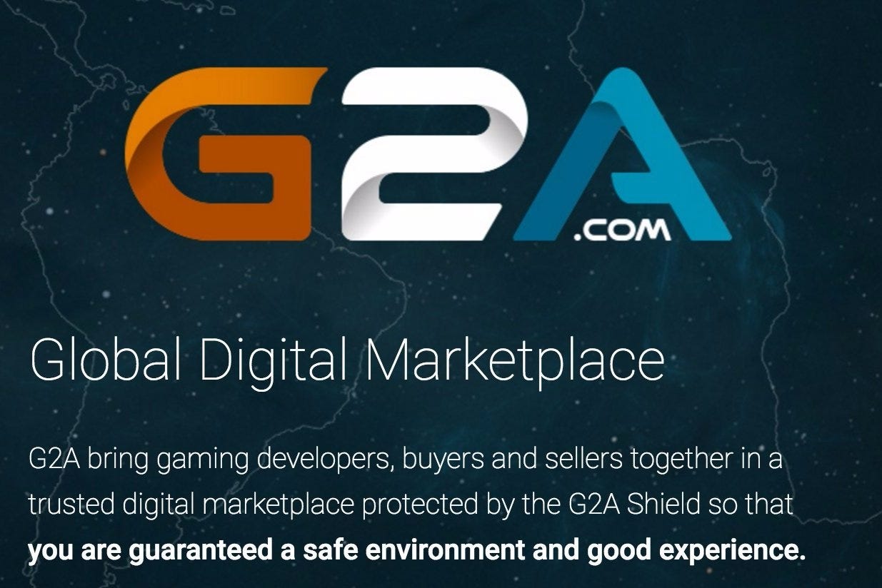 Game key reseller G2A moves to legitimise its business | Eurogamer.net