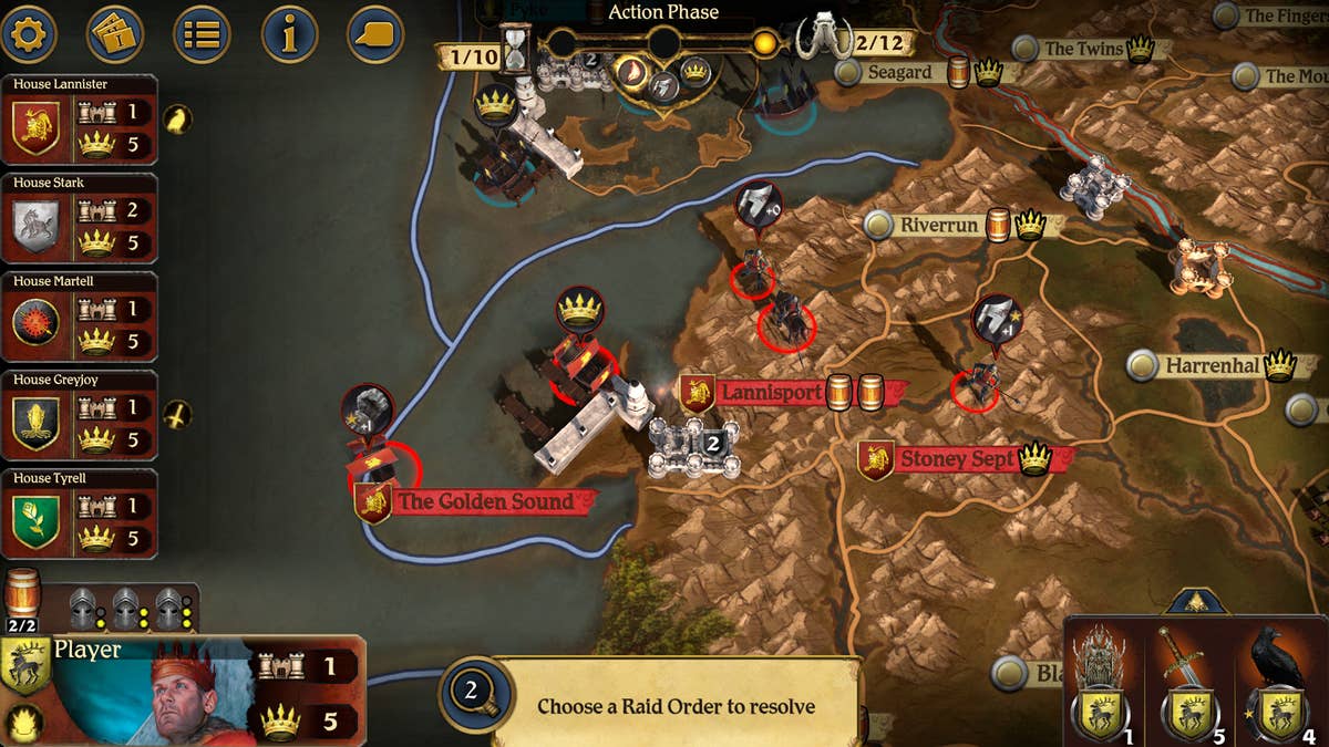 Map Hardwar Game Game Of Thrones Board Game Map