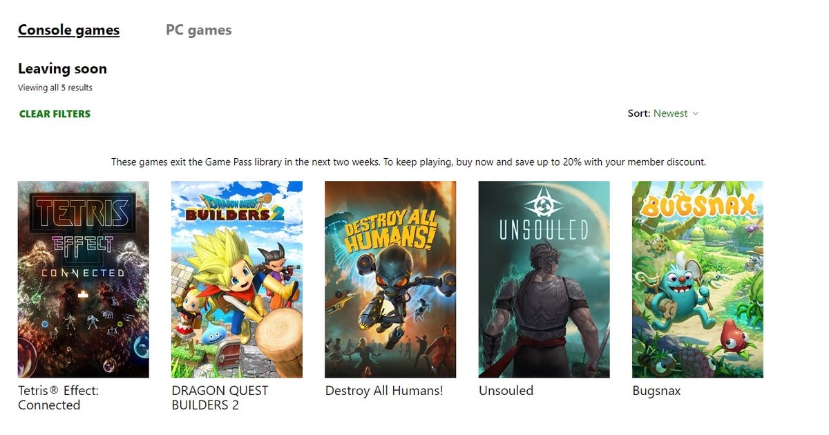 Tetris Effect Connected one of five games leaving Game Pass soon