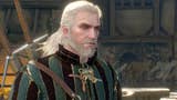 Geralt z gry Wiedźmin 3 patrzący w dal