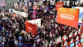 Crowds of people wandering around the halls of Gamescom.