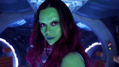 Image of Zoe Saldana as Gamora