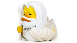 Promotional photo of Gandalf the White rubber duck