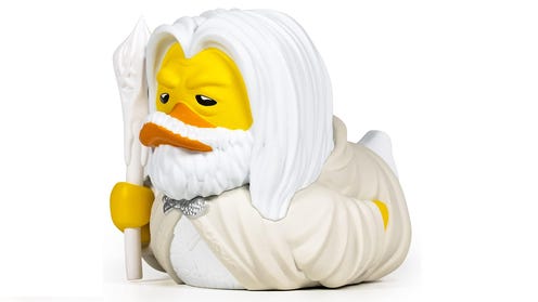 Promotional photo of Gandalf the White rubber duck