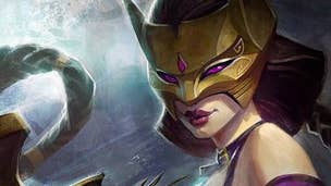 Infinite Crisis champion spotlight videos and art star Gaslight Catwoman, Poison Ivy 