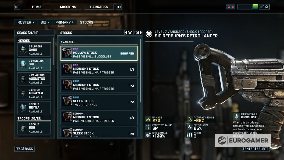 Gears Tactics best skills and build for Support