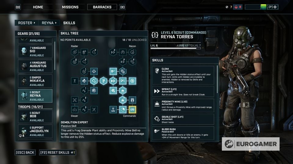 Gears Tactics best skills and build for Support