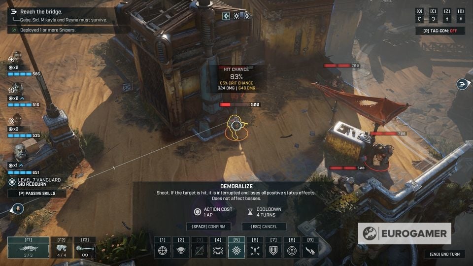 Gears Tactics best skills and build for Support