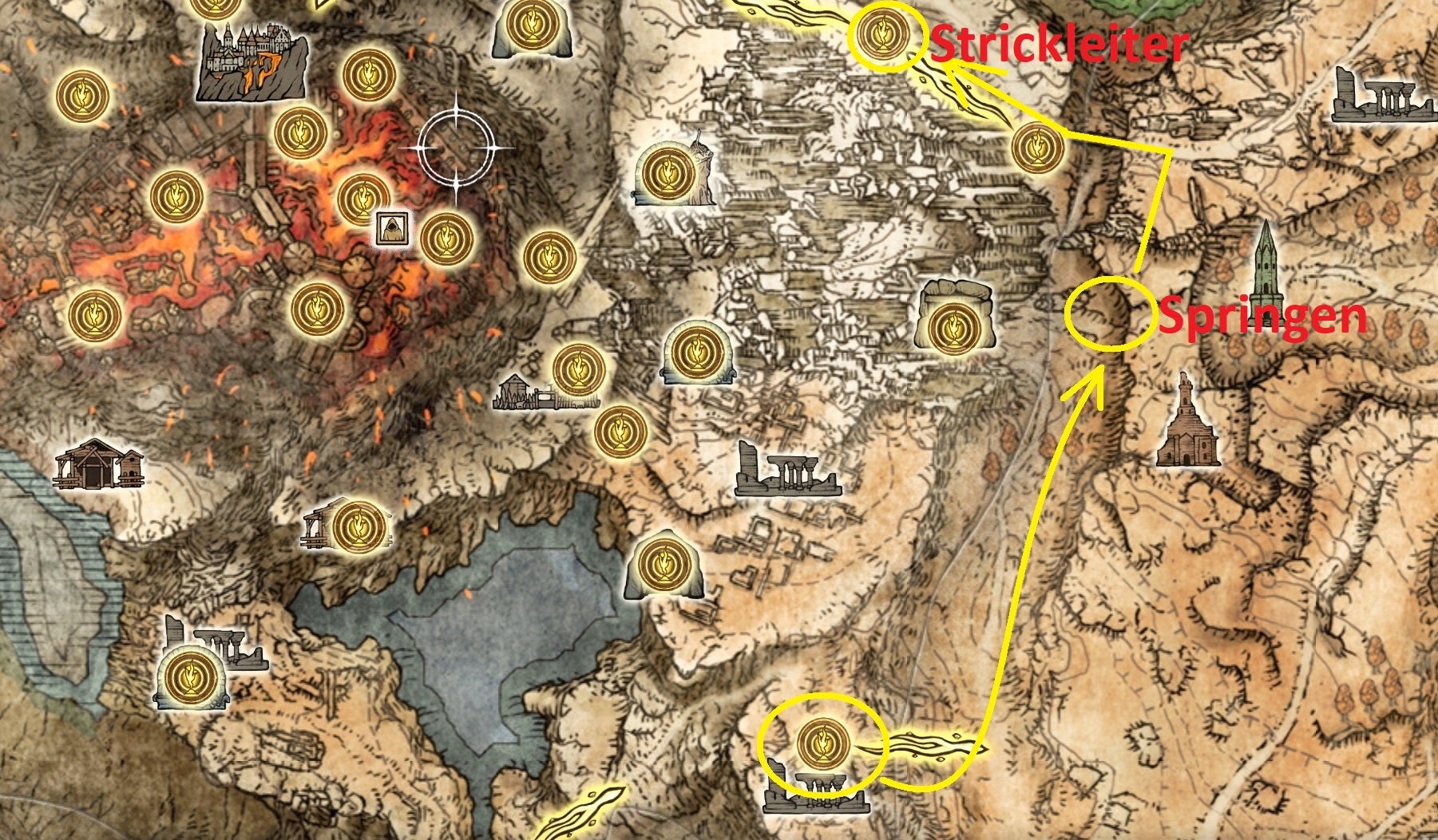 Elden Ring Gelmir erreichen und betreten Karte, Brücke, Händler und alle Personen Eurogamer.de