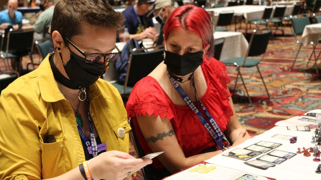 Attendees at Gen Con 2021