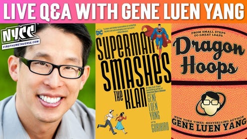 Gene Luen Yang Q&A, Signed Bookplates for Dragon Hoops & Superman Smashes the Klan