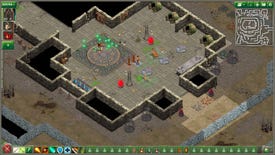 A battle in a dungeon in a Geneforge 1 - Mutagen screenshot.