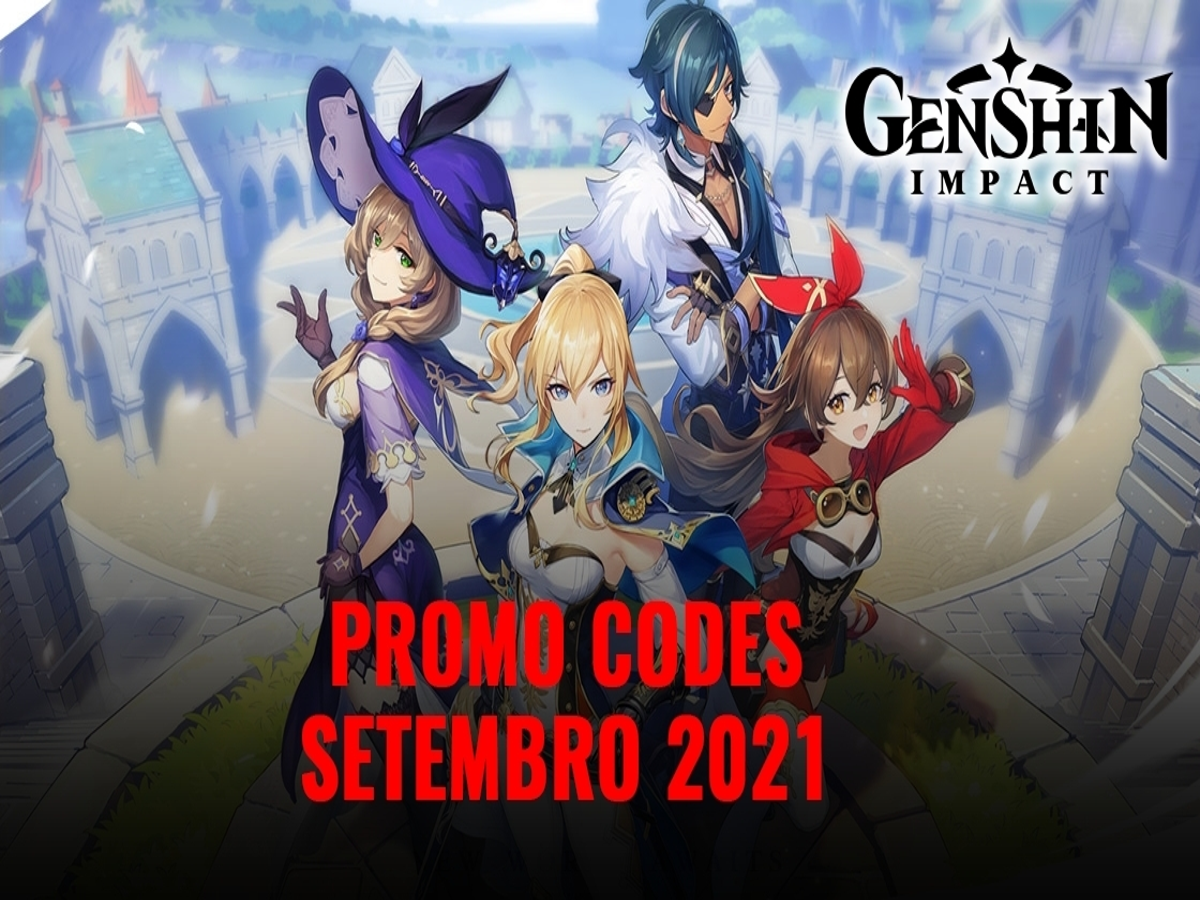 Genshin Impact - Códigos Promocionais Setembro 2021 - Obtém itens e  recompensas grátis