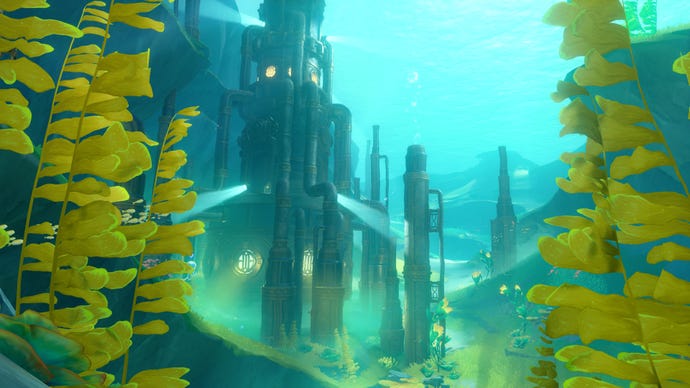 قلعة ميروبيد تحت الماء في تأثير الجن