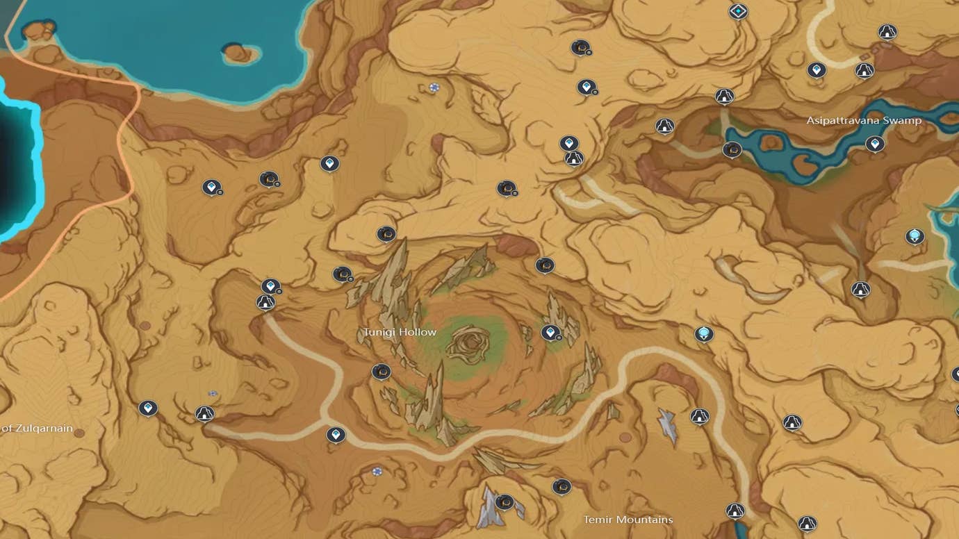 Genshin Impact Fravashi Tree locations VG247