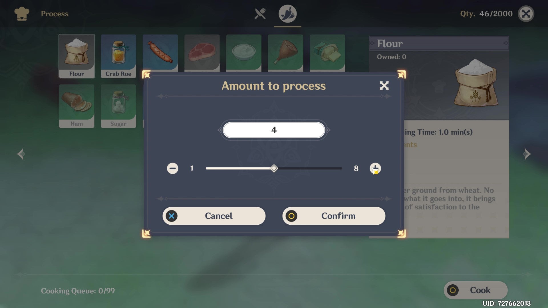 Genshin Impact how to process cooking ingredients Rock Paper Shotgun