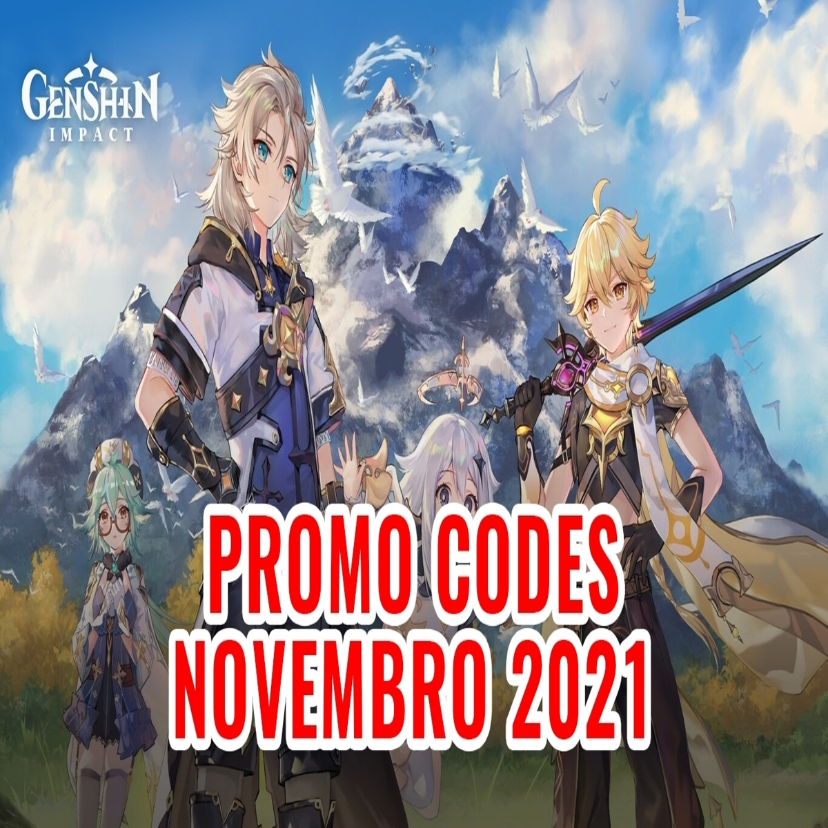 Genshin Impact - Promo Codes Novembro 2021 - Obtém itens e