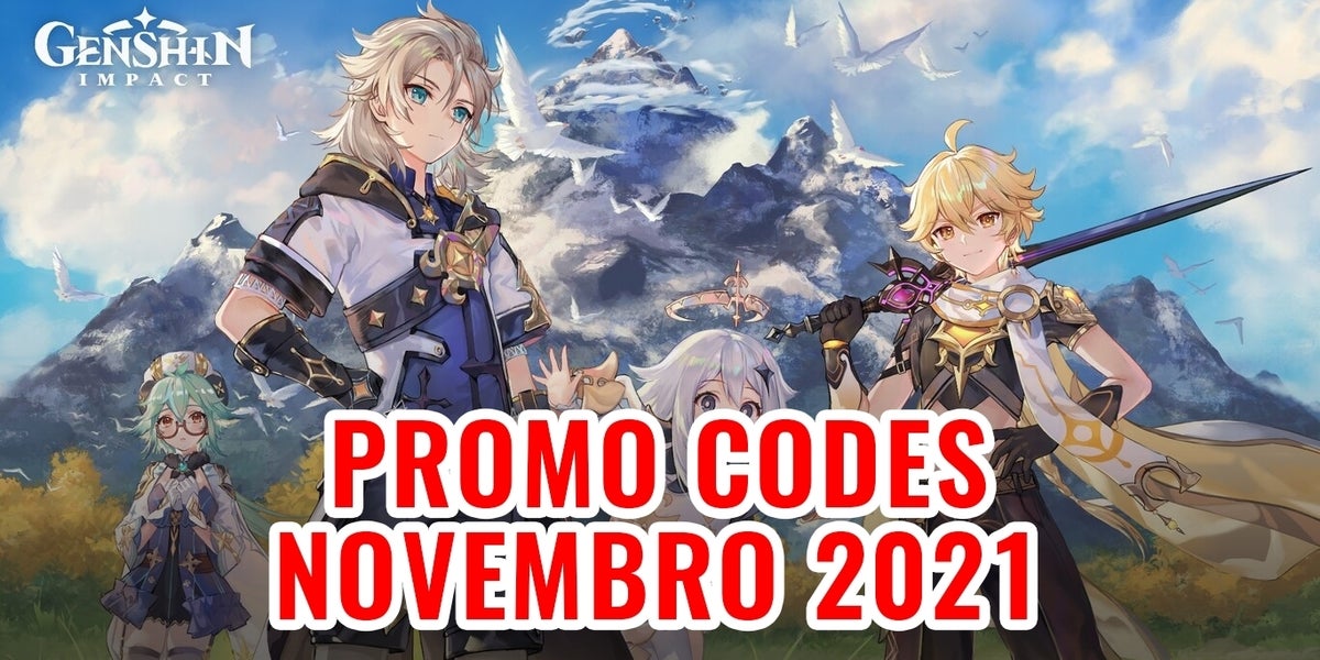 Genshin Impact - Promo Codes Novembro 2021 - Obtém itens e recompensas  grátis