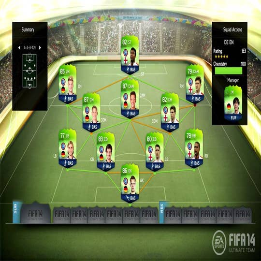 FIFA 14 Ultimate Team web app opens Sept. 15 - Polygon