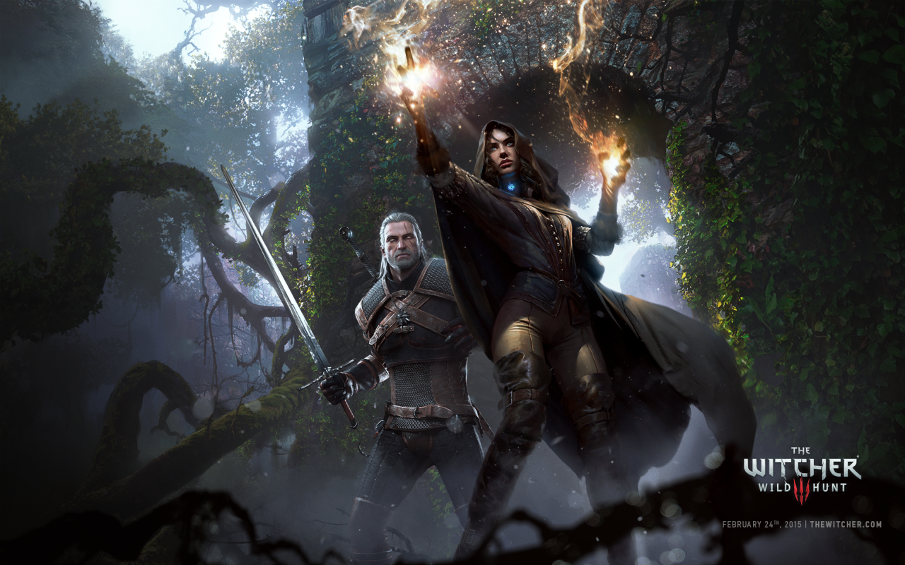 The Witcher The Witcher 3 Wild Hunt Geralt of Rivia Yennefer of Vengerberg  1080P wallpaper hdwallpaper desktop  The witcher The witcher 3 Wild  hunt